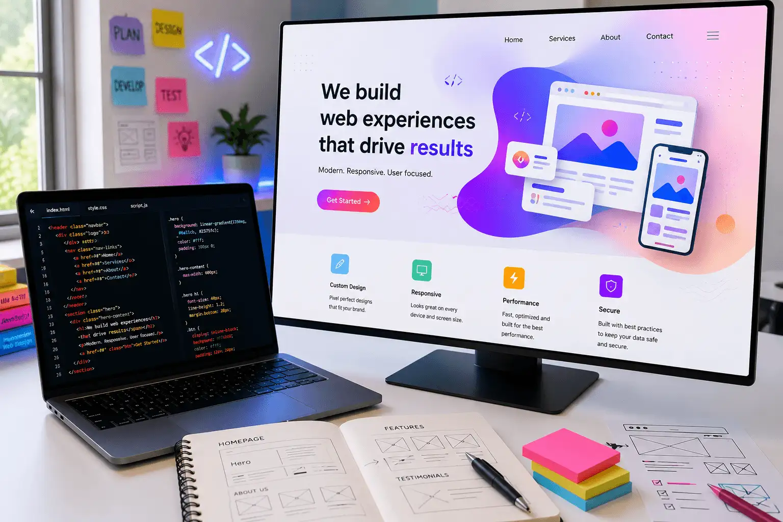 SaaS website project by AppsLoading