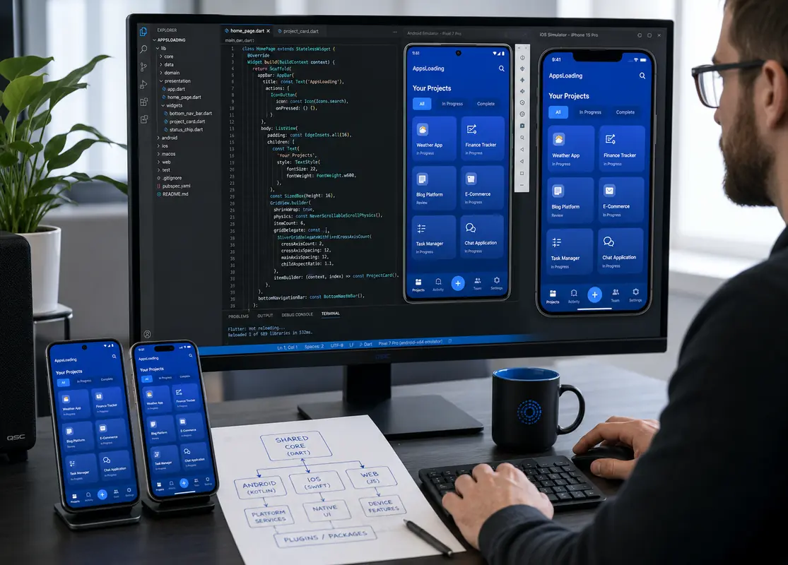 AppsLoading cross-platform application team