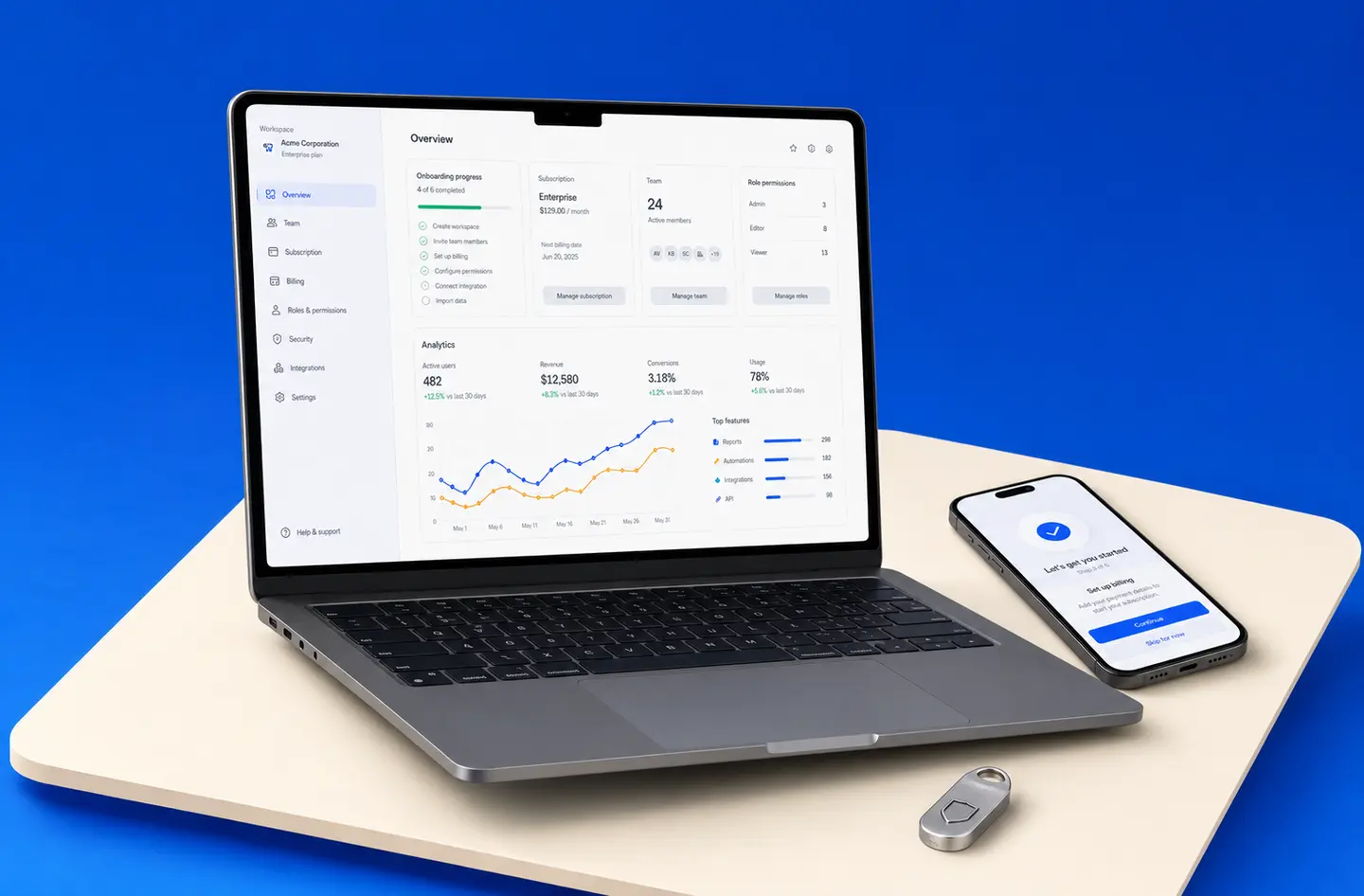 SaaS product software project