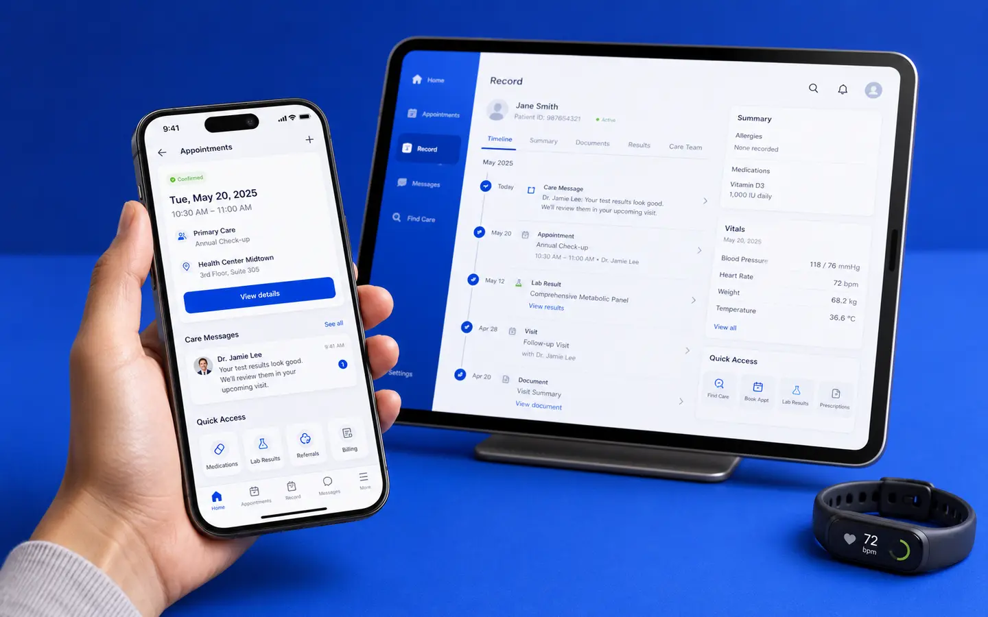 Flutter healthcare application