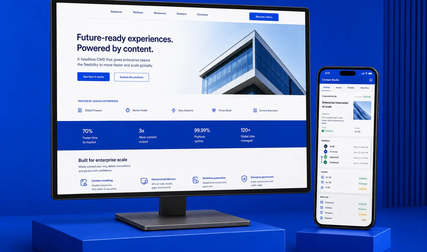 Multi-region headless commerce project
