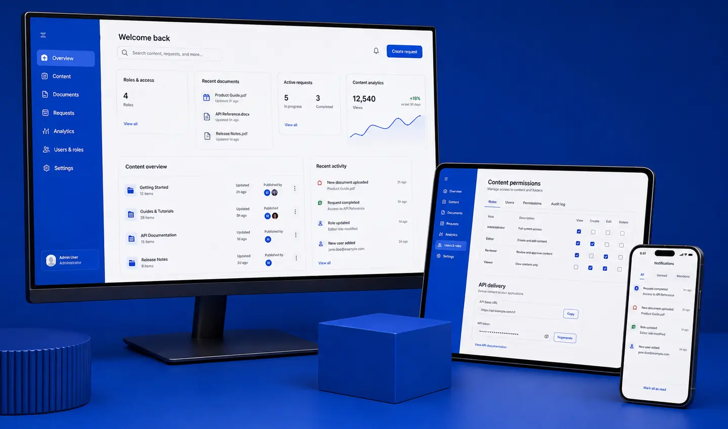 Headless B2B commerce project