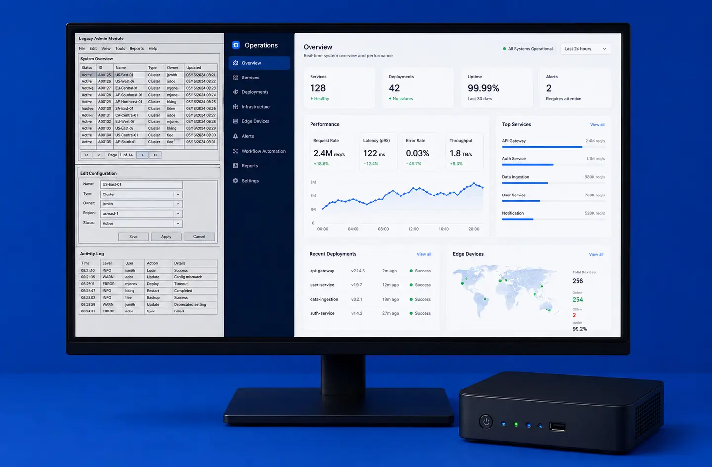 Web platform modernization project