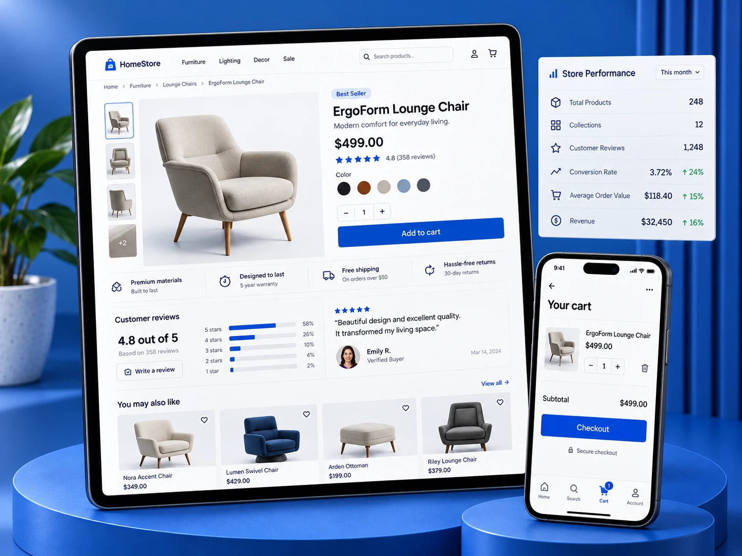 WordPress content platform with custom blocks and editorial workflows